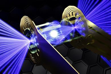 In inertial confinement, the fuel pellet is compressed and heated by powerful laser or particle beams, creating the extreme conditions necessary for fusion to occur. (Source: © Peter Hansen / stock.adobe.com) In inertial confinement, the fuel pellet is compressed and heated by powerful laser or particle beams, creating the extreme conditions necessary for fusion to occur. (Source: © Peter Hansen / stock.adobe.com)