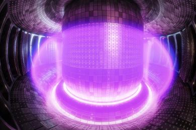 IWhen a gaseous fuel is heated in a tokamak, some electrons are freed from their atoms and the gas becomes a plasma — the fourth state of matter. (Source: © guteksk7 / stock.adobe.com) When a gaseous fuel is heated in a tokamak, some electrons are freed from their atoms and the gas becomes a plasma — the fourth state of matter. (Source: © guteksk7 / stock.adobe.com)