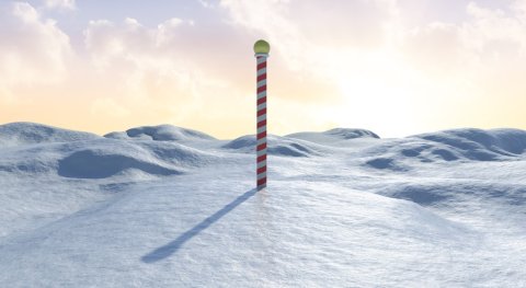 How did the first polar explorers know they were at the North Pole?