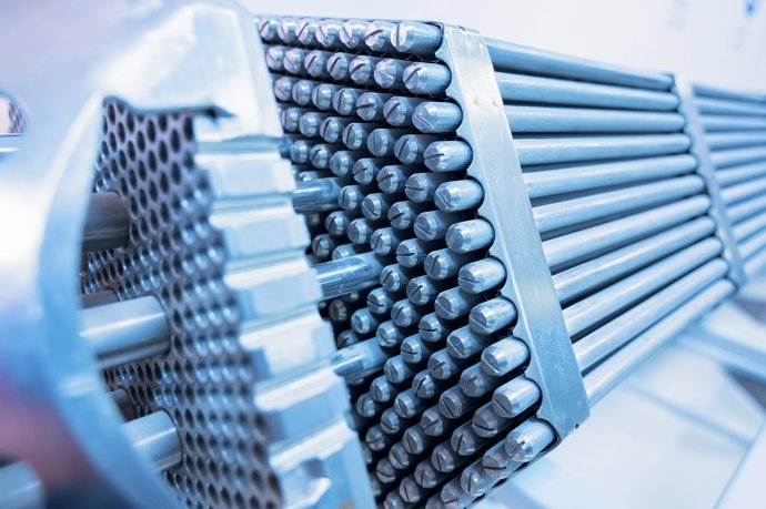 Zircalloy is used as fuel cladding in the PWR fuel assembly. (Source: © Yakov / stock.adobe.com)