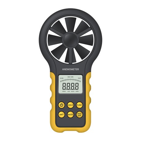 Digital vane anemometer. (Source: © Konstantin Batrakov / stock.adobe.com)